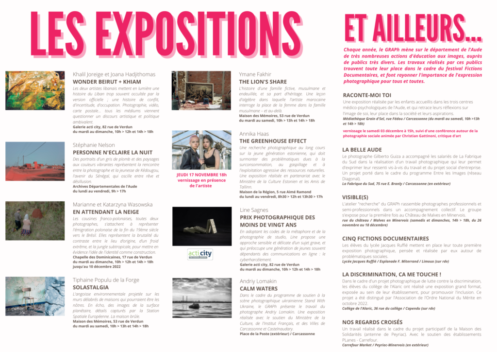 Actualités du festival