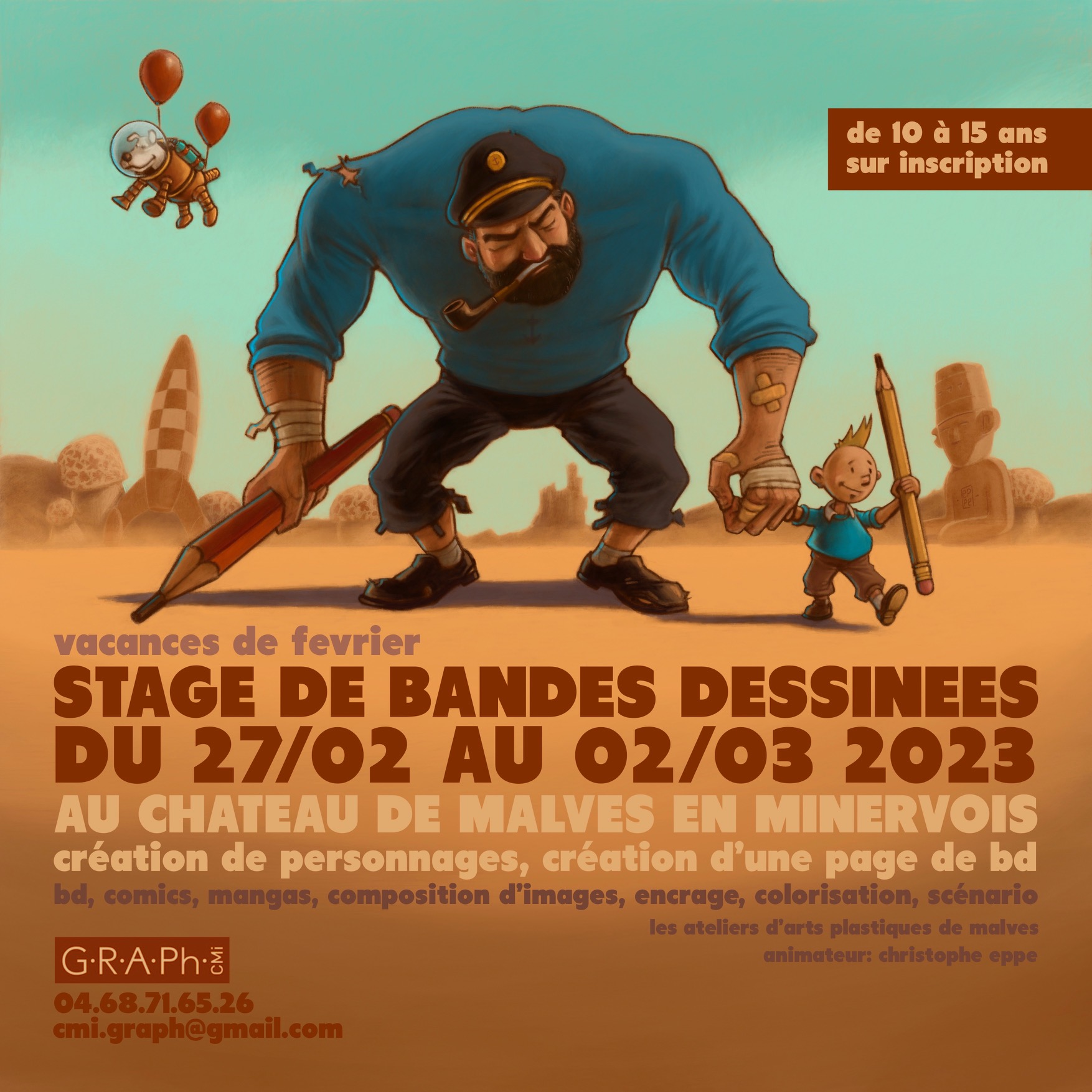 Un stage de BD pour les ados ! du 27 février au 02 mars 2023